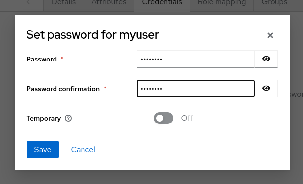 Установка пароля