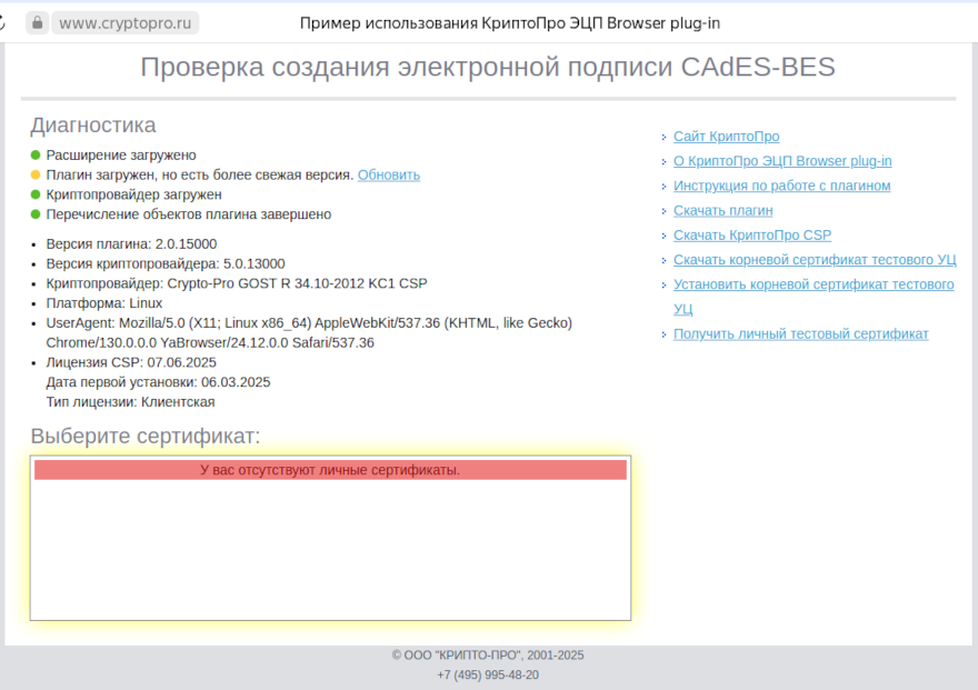 Вид веб-страницы